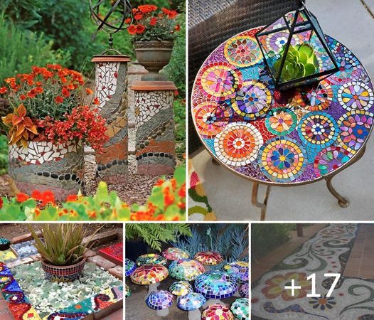 For Your Garden, Here Are 17 Wonderful DIY Mosaic Ideas