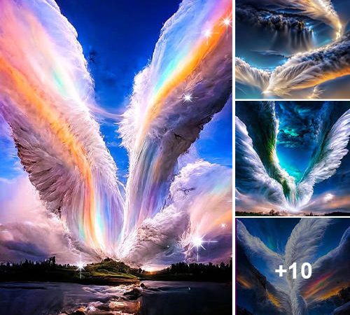 A Celestial Masterpiece: Capturing the Serenity of Sky and Clouds