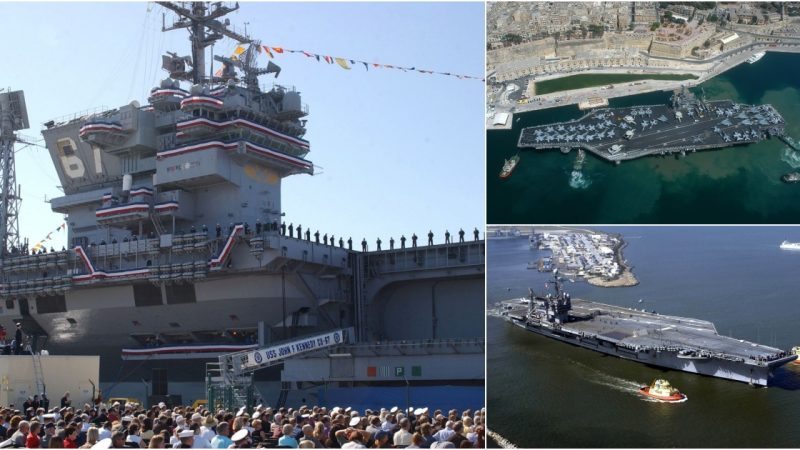 USS John F. Kennedy (CV-67) and CVW-17’s Historic Arrival in Grand Harbour, Malta – The Final Voyage Begins (June 26, 2004)