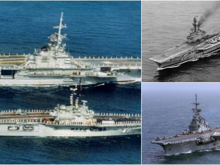 Brazil’s Naval Power: NAe São Paulo (A12) and NAeL Minas Gerais (A11) – A Combined 94 Years of Service (2001)